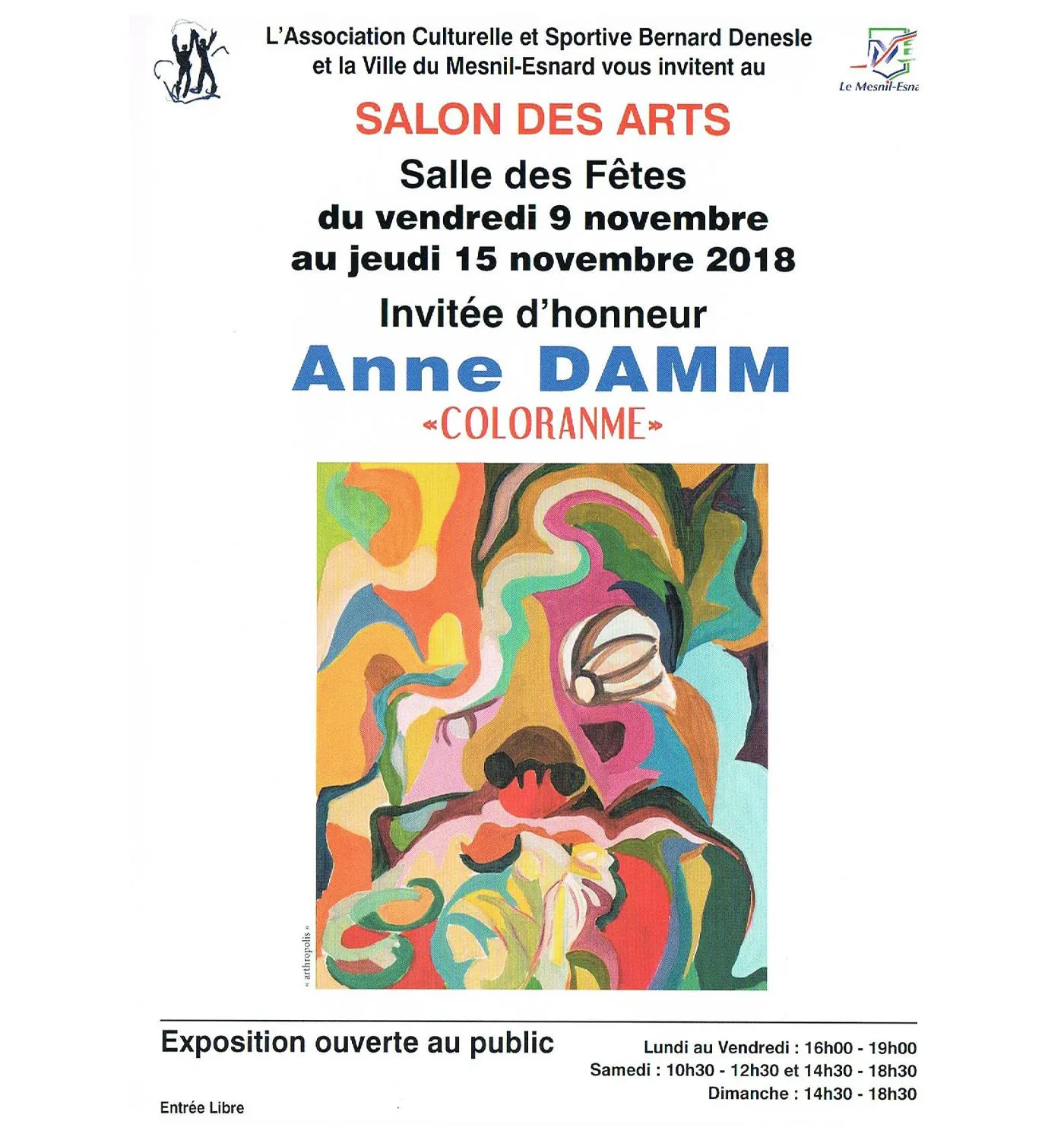 affiche salon des arts