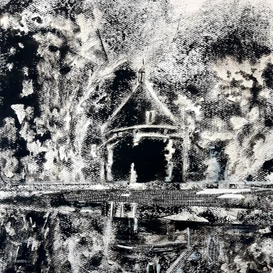 monotype polychrome vignette