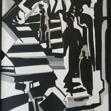 vignette peinture monochrome