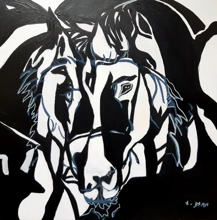 Les chevaux lion